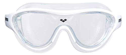 🔥 STARKER PREIS (-47%) ARENA The One Mask Junior Anti-Fog Schwimmbrille für Kinder, Schwimmmaske mit Großen Verspiegelten Gläsern, UV-Schutz, Selbstjustierender Nasensteg, Orbit-Proof Dichtungen