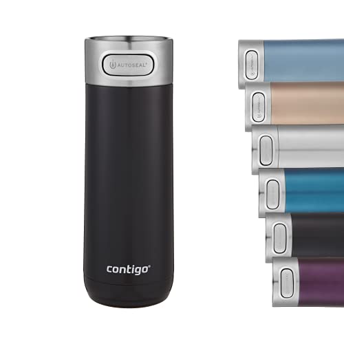 (-42%) Contigo Luxe Autoseal Edelstahl-Thermobecher | hält 5 h warm | 470 ml