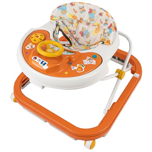 Styll Baby Andador Sonoro Softway Laranja