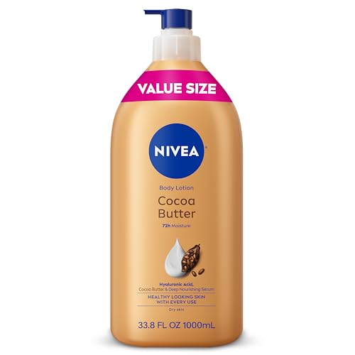 NIVEA Cocoa Butter Body Lotion 33.8oz Value Size Pump
