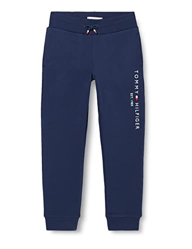 (-48%) Tommy Hilfiger Kinder Unisex Jogginghose Essential Sweatpants aus Bio-Baumwolle, Blau (Twilight Navy), 9 Monate