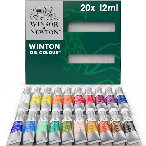 Winsor & Newton Winton Oil Color Paint Set 20 x 12ml Tubes