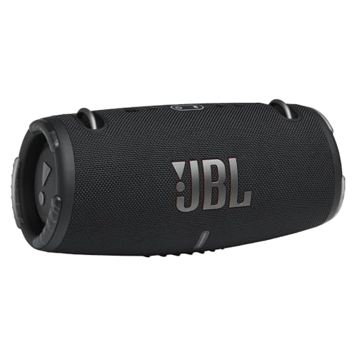 JBL Xtreme 3 - Portable Bluetooth Speaker, Powerful Sound and Deep Bass, IP67 Waterproof, 15 Hours of Playtime, Powerbank, PartyBoost for Multi-speaker Pairing (Black)