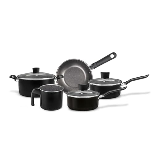 Jogo de Panelas Brinox 5 Peças Preto Ebony