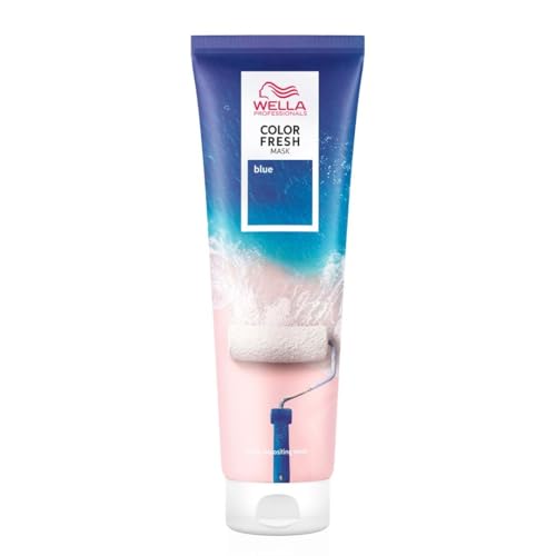 (-49%) Wella Professionals Color Fresh Mask Blue – Haarkur zum Beleben und Verändern der Haarfarbe – pflegende Tönung mit Avocadoöl – für helles und aufgehelltes Haar – 150 ml