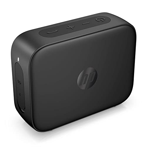 HP Bluetooth Speaker 350 with Noise Reduction Built in Microphone and Ip54 Water-Resistant (Black)