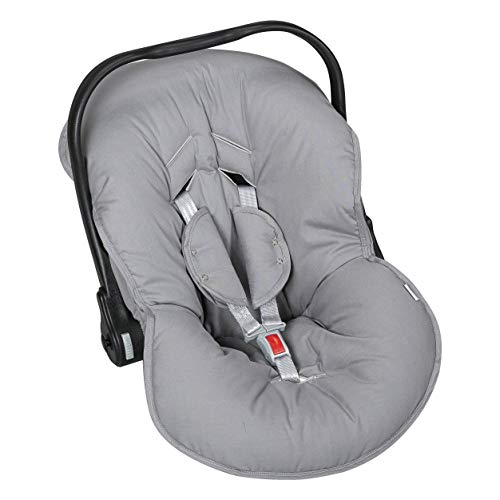 Batistela Baby Capa Bebe Conforto Bebe Conforto Basic C/Protetor Cinto - Chumbo Chumbo
