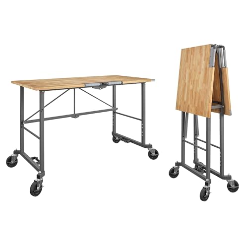 Cosco Folding Workbench Most Durable A lighter-duty work bench that can quickly fold up for