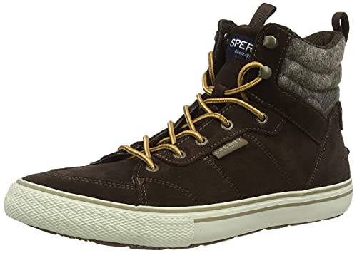 Sperry Men's Striper Storm Hiker Snow Boot, Brown/Camo, 8.5 US