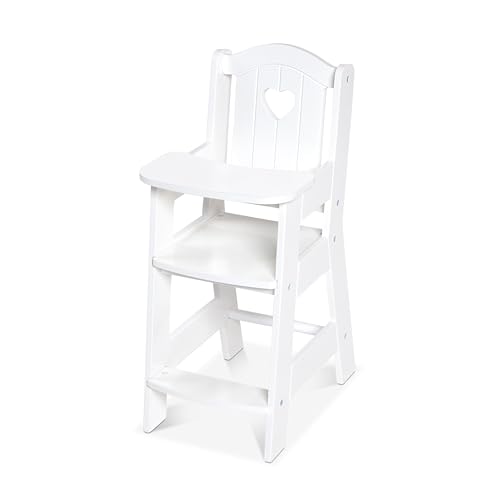 Melissa & Doug Play High Chair Pretend Play High Chair Baby Doll Accessories