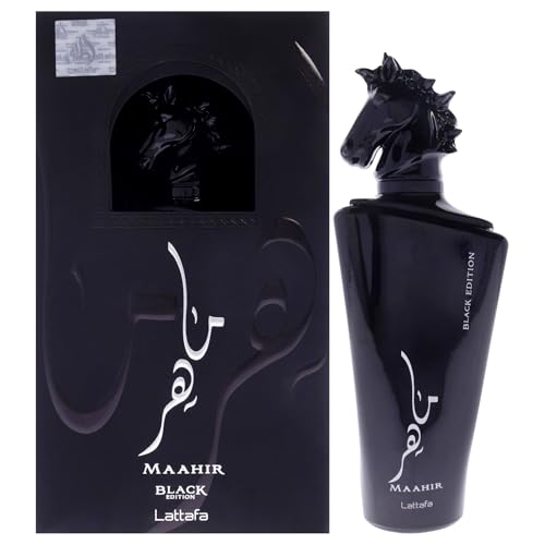 Lattafa Maahir Black Edition Eau De Parfum Spray, 100 ml (unissex)
