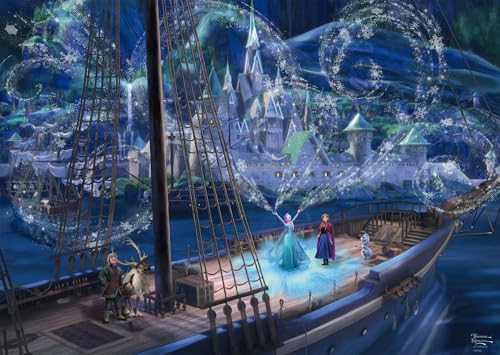 🔥 STARKER PREIS (-38%) Disney, Frozen, Love and Magic: Puzzles Thomas Kinkade 1.000 Teile - Disney