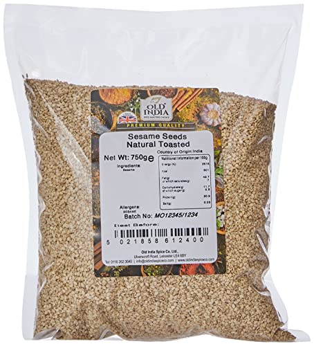 Old India Sesame Seeds Natural Toasted 750g