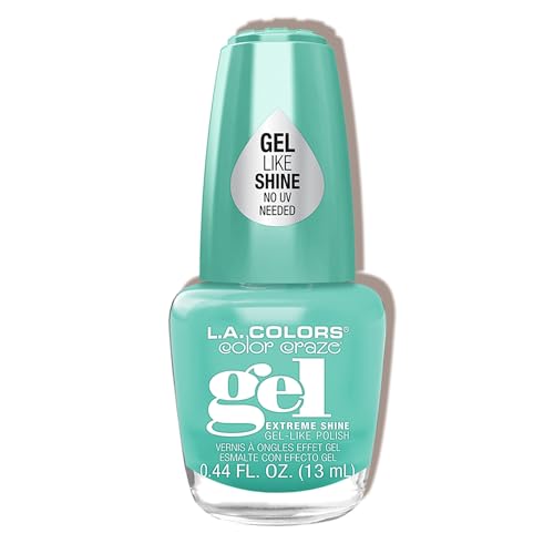 L.A. COLORS Color Craze Extreme Shine Gel Polish, Chill Out CNL225
