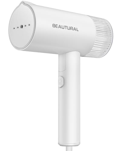 BEAUTURAL Steamer for Clothes, Portable Garment Wrinkle Remover, Fast 30s Heat-up