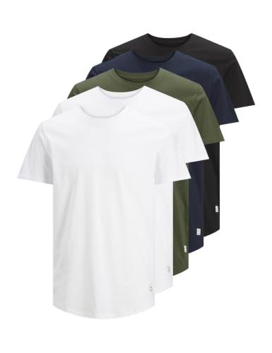 (-30%) JACK & JONES JJENOA Tee SS Crew Neck 5PK MP