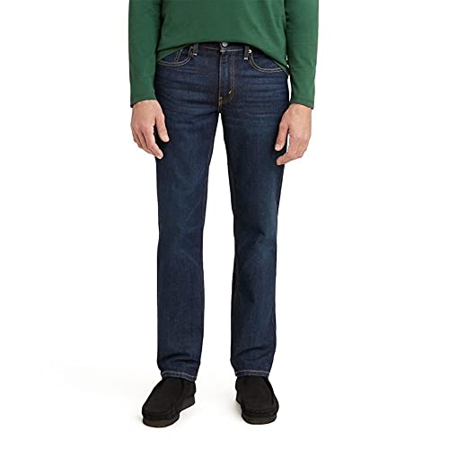 Levi's Men's 514 Straight Jean, Clean Run - Dark Indigo, 36Wx30L