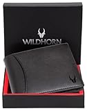 WildHorn RFID Protected Leather Wallet for Men Jade Black