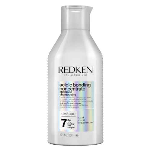 Redken Acidic Bonding Concentrate Shampoo – For Damaged Hair, 10.1 fl oz