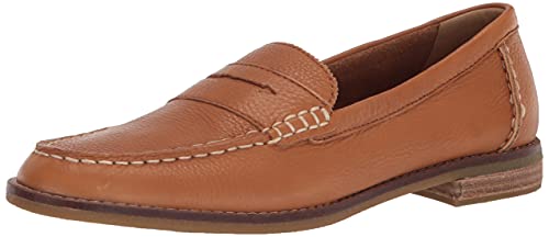 Sperry Ladies Footwear Women's Seaport Penny Loafer, New TAN, 9