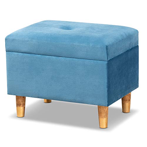 Baxton Studio Elias Modern and...Finished Wood Storage Ottoman