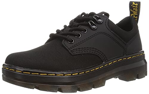 Dr. Martens unisex adult 5 Tie Shoe Oxford, Black Extra Tough 50/50+ajax, 12 Women 11 Men US