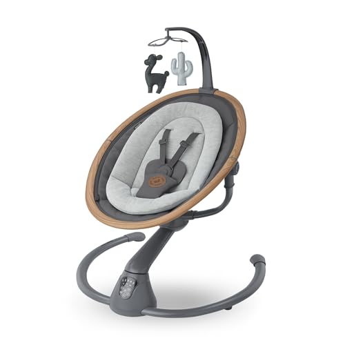 🔥 STARKER PREIS (-48%) Maxi-Cosi Cassia Babywippe Elektrisch, 0–6 Monate, max. 9 kg, Babyschaukel Elektrisch, 12 Melodien, 360°-Sitzdrehung, automatische Bewegungserkennung, 5 Geschwindigkeiten, Essential Graphite