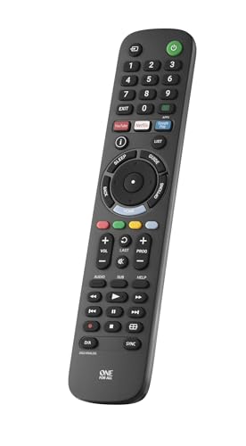(-32%) One for All Sony TV Fernbedienung - Funktioniert mit Allen Sony TV/Smart TV - die ideale TV-Ersatzfernbedienung - URC4912