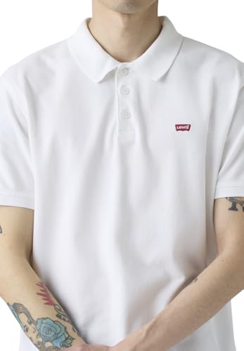 (-38%) Levi's Herren Housemark Polo T-Shirt,White +,M