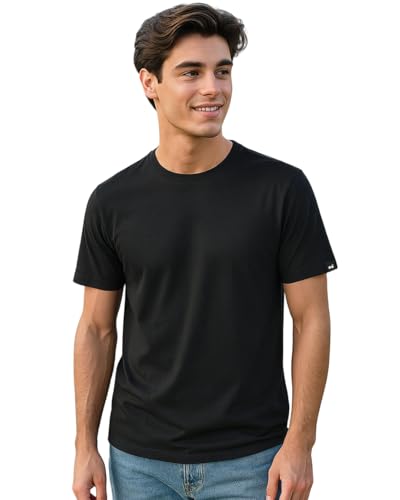 Bewakoof Men's Solid Regular Fit T-Shirt