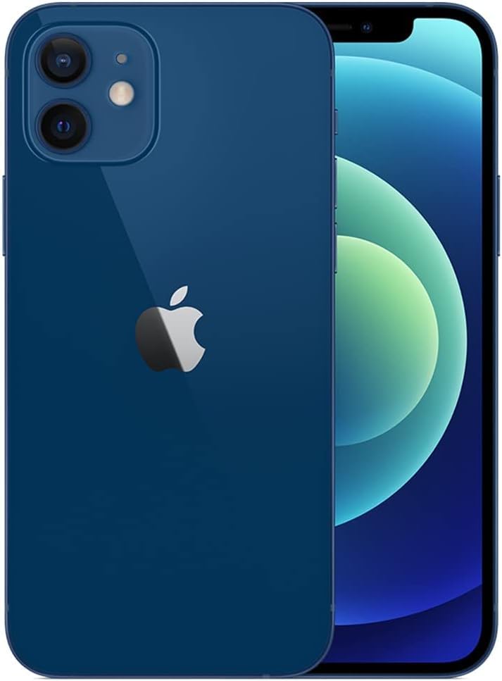 Apple iPhone 12, 64GB, Blue - Unlocked (Renewed)