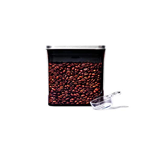 OXO Steel POP Coffee Storage Container with Scoop, Airtight Food Storage