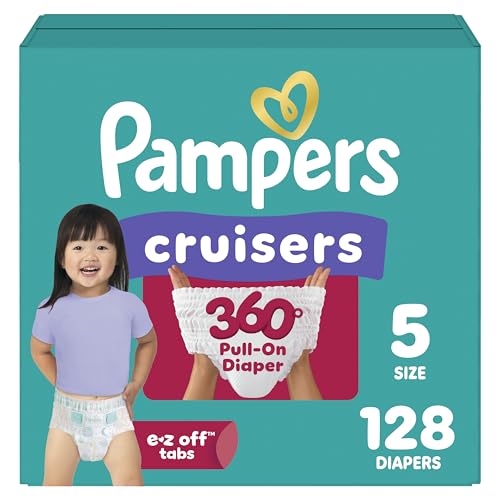 Pampers Cruisers 360 Pull-On Diapers Size 5, 128 Count