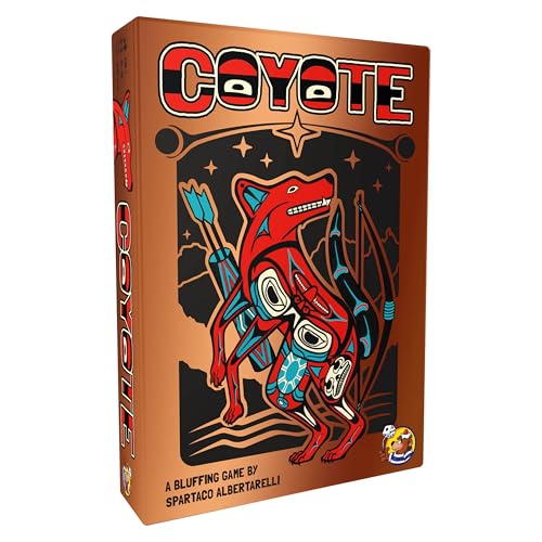 HeidelBÄR Games Coyote Card Game | Strategy Game | Bluffing Card Game for Adults and Kids | Fun Game for Family Game Night | Ages 10 and up | 3-6 Players | Average Playtime 20 Minutes | Made