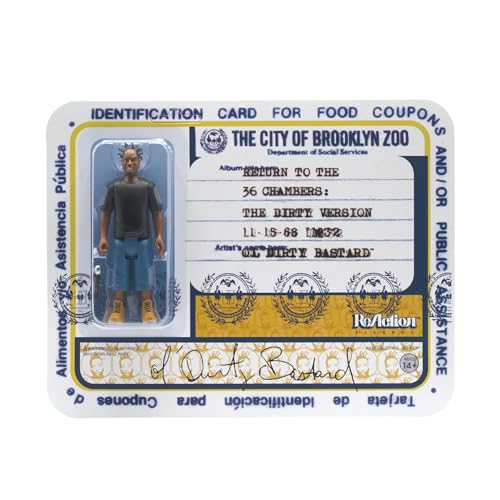 Super7 ODB (Return to The 36 Chambers) - 3.75" ODB Action Figure with Accessories Hip Hop Collectibles and Retro Toys