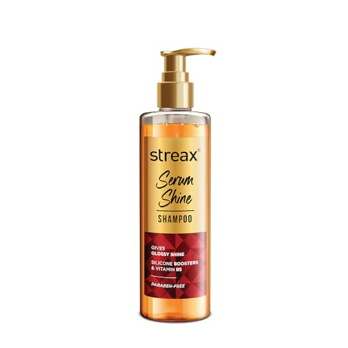 Serum Shine Shampoo, 240ml |for Frizzy and Dry Hair |for Women & Men, Paraben-Free with Silicon Boosters & Vit B5 | For Smooth & Shiny Hair