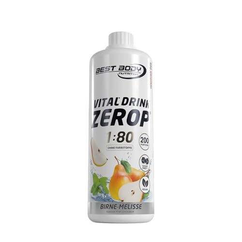 (-36%) Best Body Nutrition Zerop Getränkekonzentrat Birne Melisse, 1 l