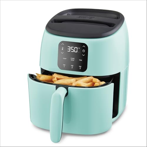 Dash Compact Air Fryer 2.6 Qt, 1000W, with Recipe Guide