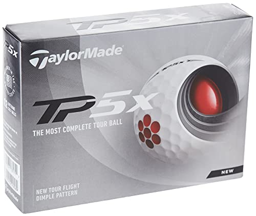 TaylorMade Golf 2021 TP5X Golf Balls White