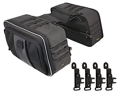 Nelson-Rigg Road Trip Saddlebags NR-400 Harley Softail and Dyna, Honda, BMW, Indian, Yamaha, Kawasaki, Suzuki, Triumph.