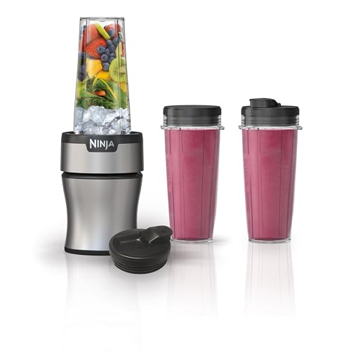 Ninja Nutri-Plus BN301 Personal Blender 900W with 3 To-Go Cups