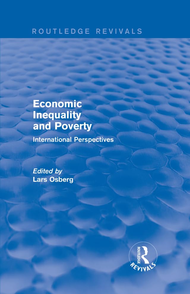 Economic Inequality and Poverty book cover