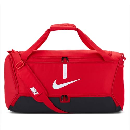 Nike CU8090-657 DUFFEL (MEDIUM) ACADEMY TEAM Gym Bag Unisex RED/BLACK Uni