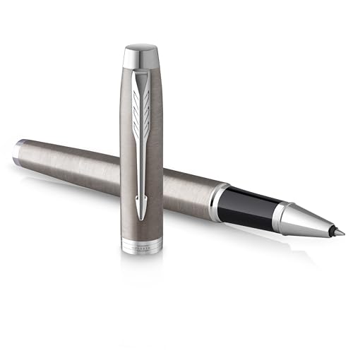 🔥 STARKER PREIS (-57%) Parker IM Rollerball | Edelstahl mit Chrom-Zierteilen | feine Spitze mit schwarzer Tinte | Geschenkbox