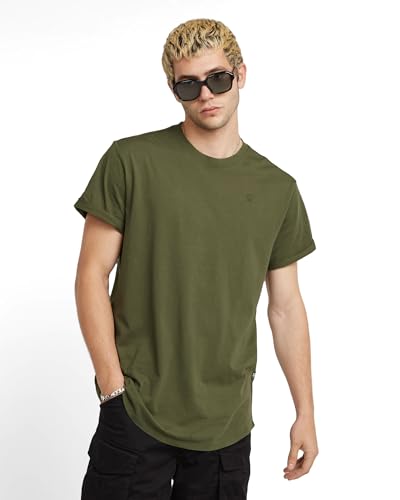 🔥 STARKER PREIS (-58%) G-STAR Herren Lash Jersey T-Shirt, Grün (Combat D16396-B353-723), XL