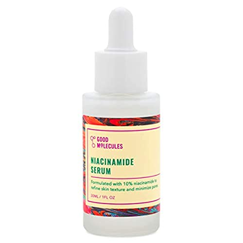 Good Molecules Niacinamide Serum - 10% Niacinamide to Target Acne, Nourishment, and Skin Tone - Ultra Hydrating Serum and Brightening Skin Care for Face