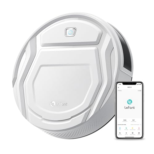 Lefant M210 Robot Vacuum Cleaner, 2200Pa Suction, Wi-Fi App Control, Self-Charging