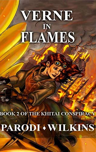 Verne in Flames (With: Michael Parodi,D.M. Patterson,Jeanne L. Wilkins,Casey Pollard) cover