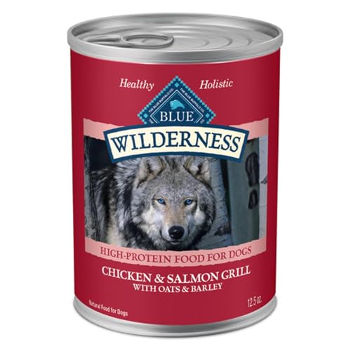 Blue Buffalo Wilderness Chicken and Salmon Grill Wet Dog Food 12.5 oz