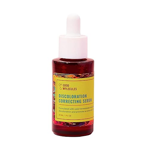 Good Molecules Discoloration Correcting Serum - Tranexamic Acid and Niacinamide Serum to Target Dark Spots and Hyperpigmentation - Skin Care for Face